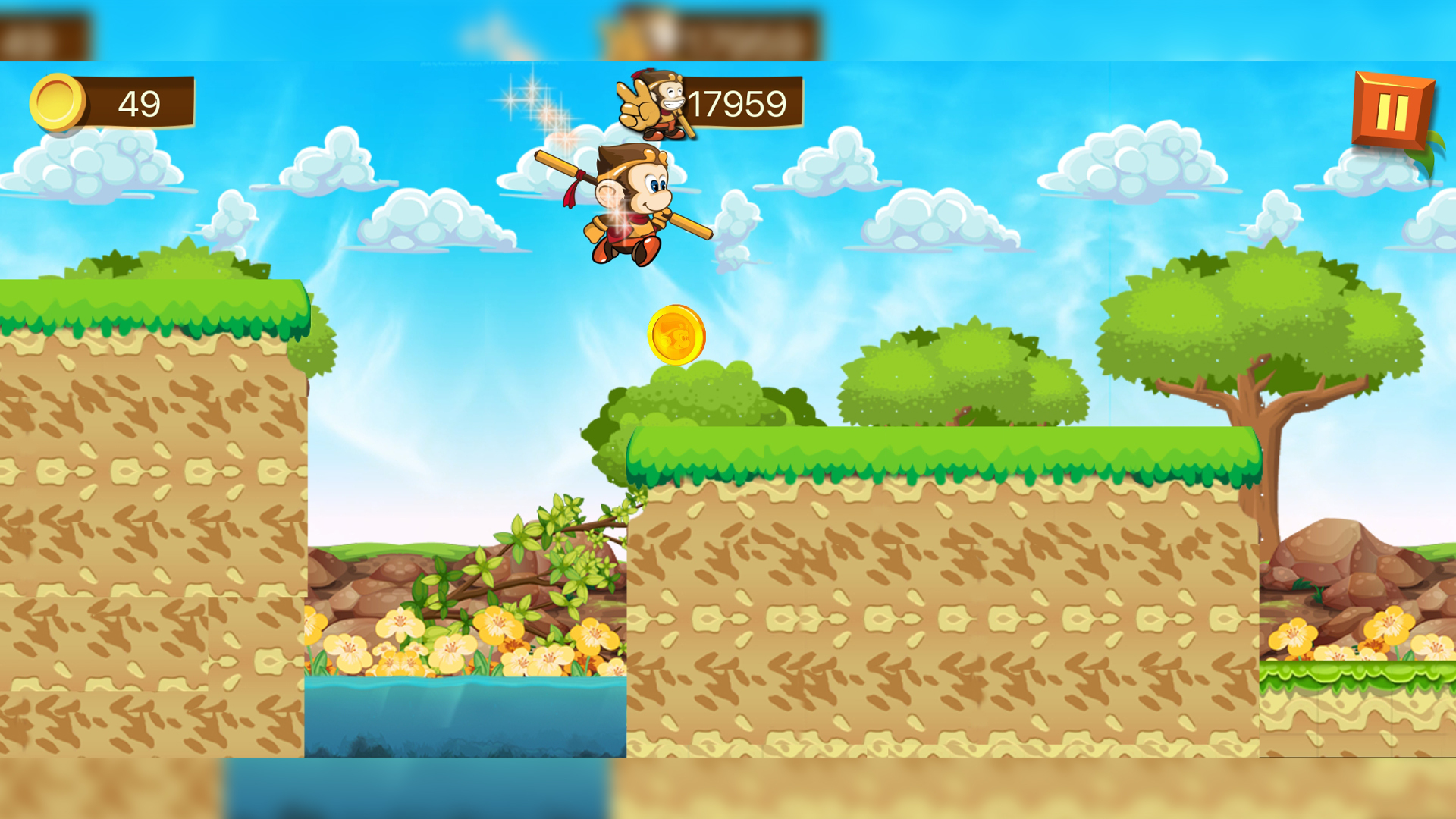 اسکرین شات 4 بازی نینجا مانکی