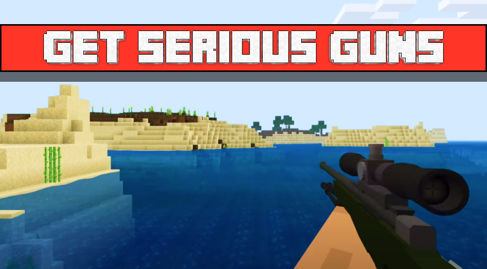 اسکرین شات 4 برنامه Mc Gun Mod for Minecraft PE