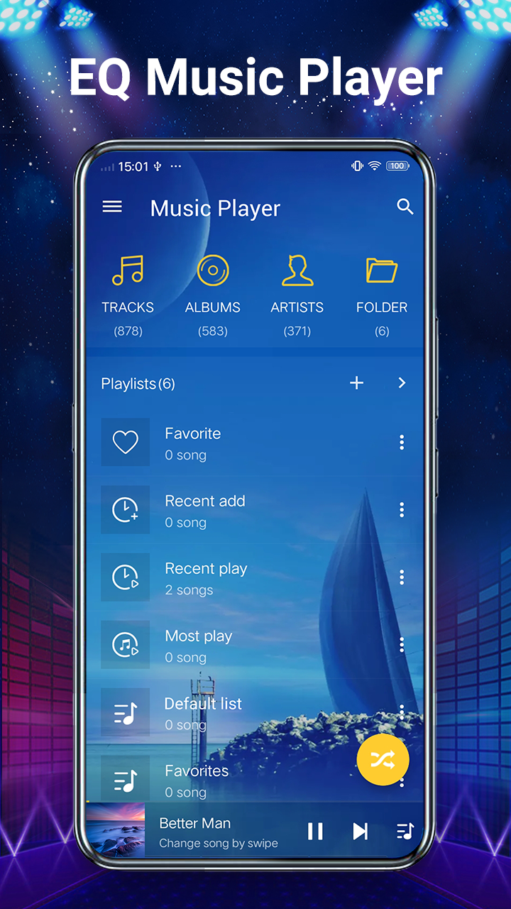 اسکرین شات 4 برنامه Music Player