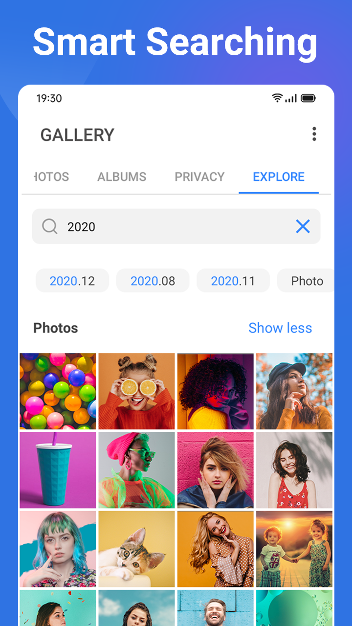 اسکرین شات 5 برنامه Gallery - Photo Gallery, Album