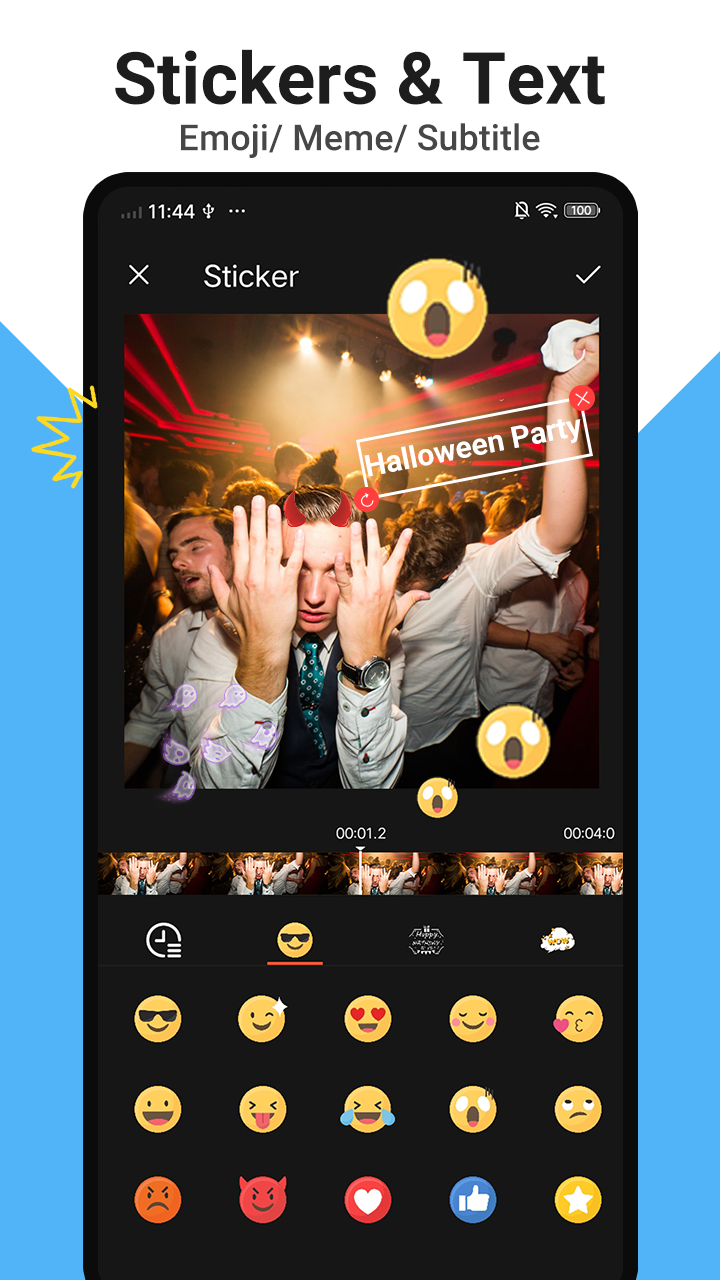 اسکرین شات 3 برنامه Video Maker Music Video Editor