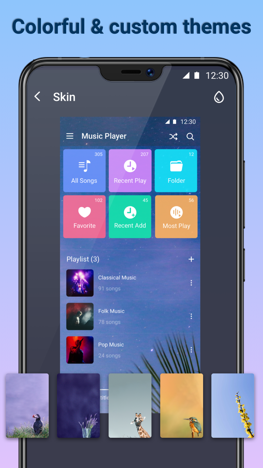 اسکرین شات 6 برنامه MP3 Player Pro - Music Player