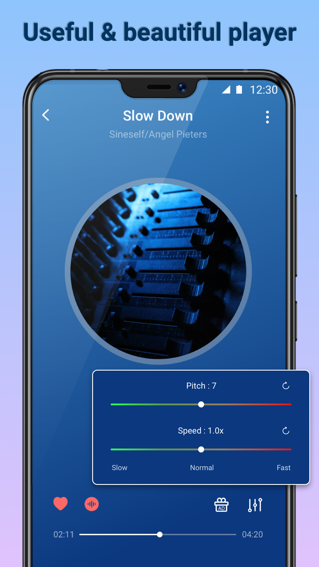 اسکرین شات 4 برنامه MP3 Player Pro - Music Player