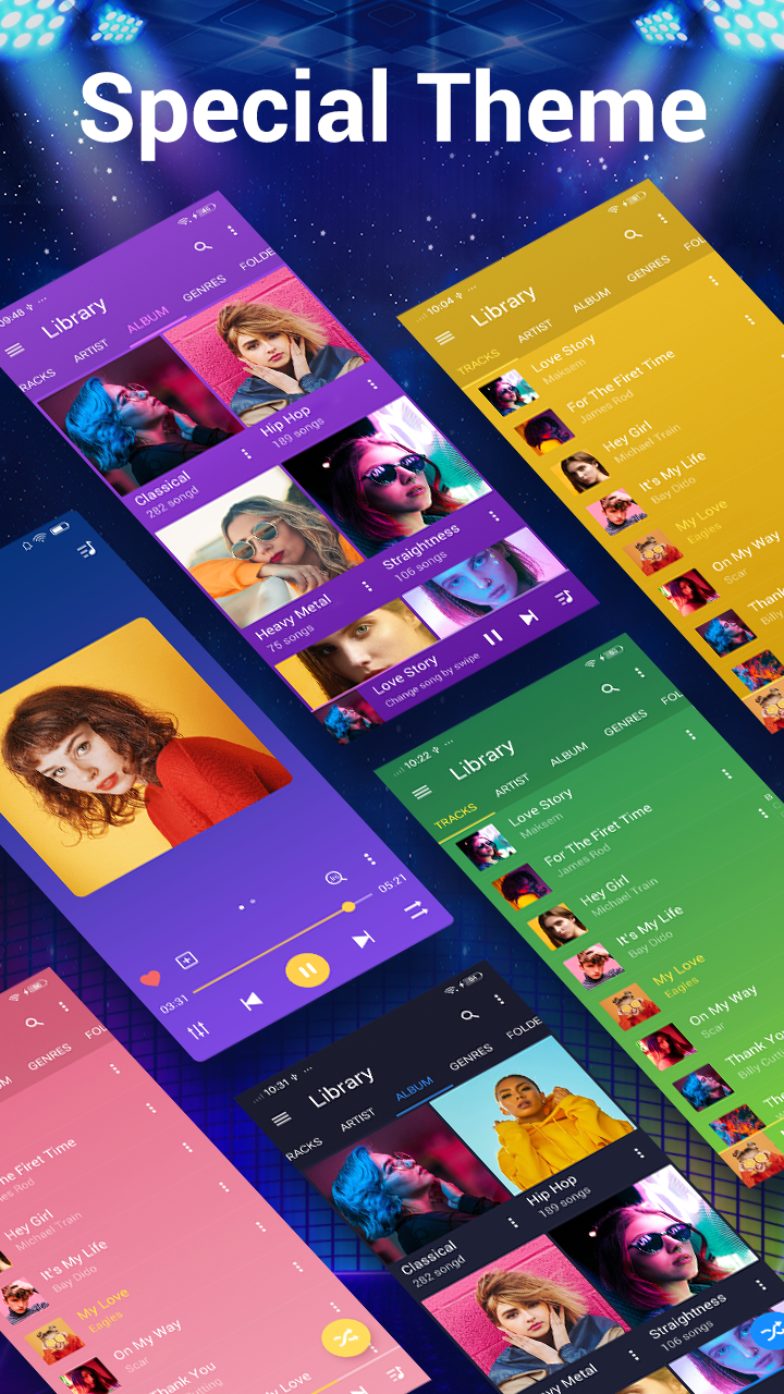 اسکرین شات 5 برنامه Music - Mp3 Player