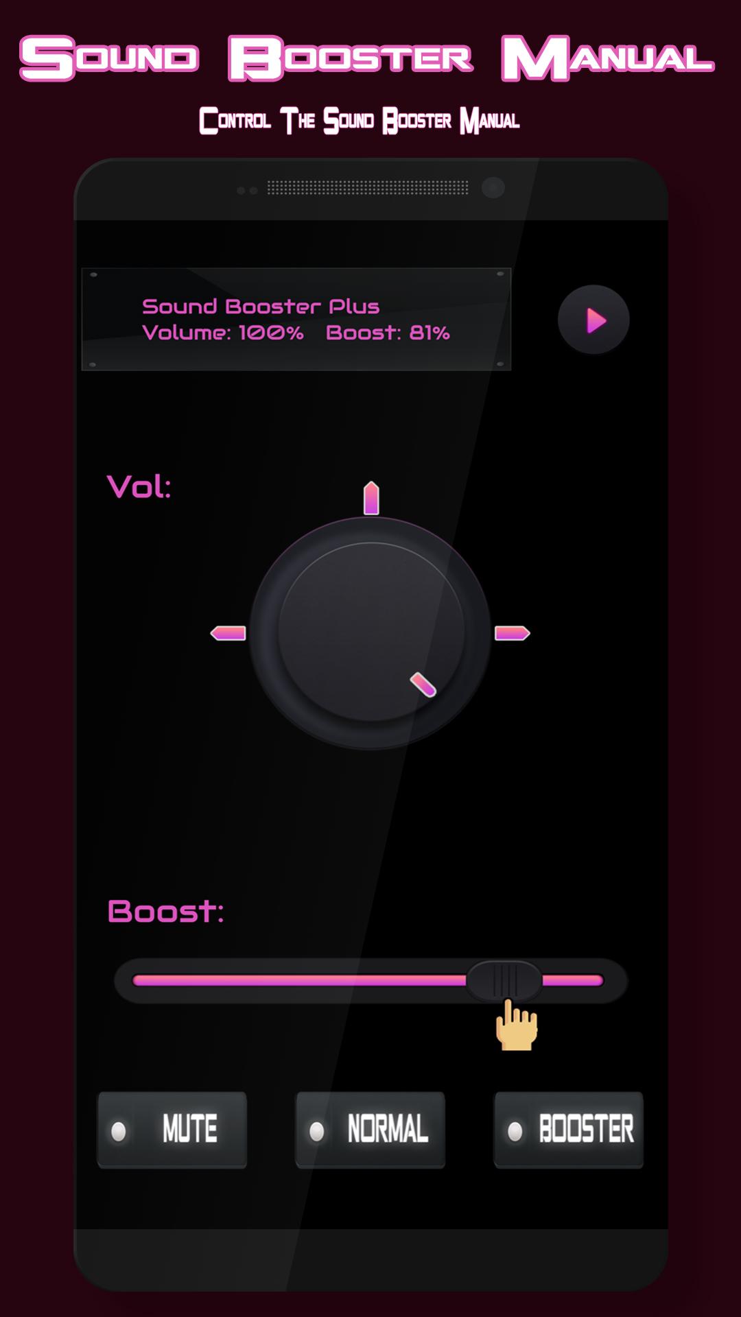 اسکرین شات 3 برنامه Sound Booster Plus