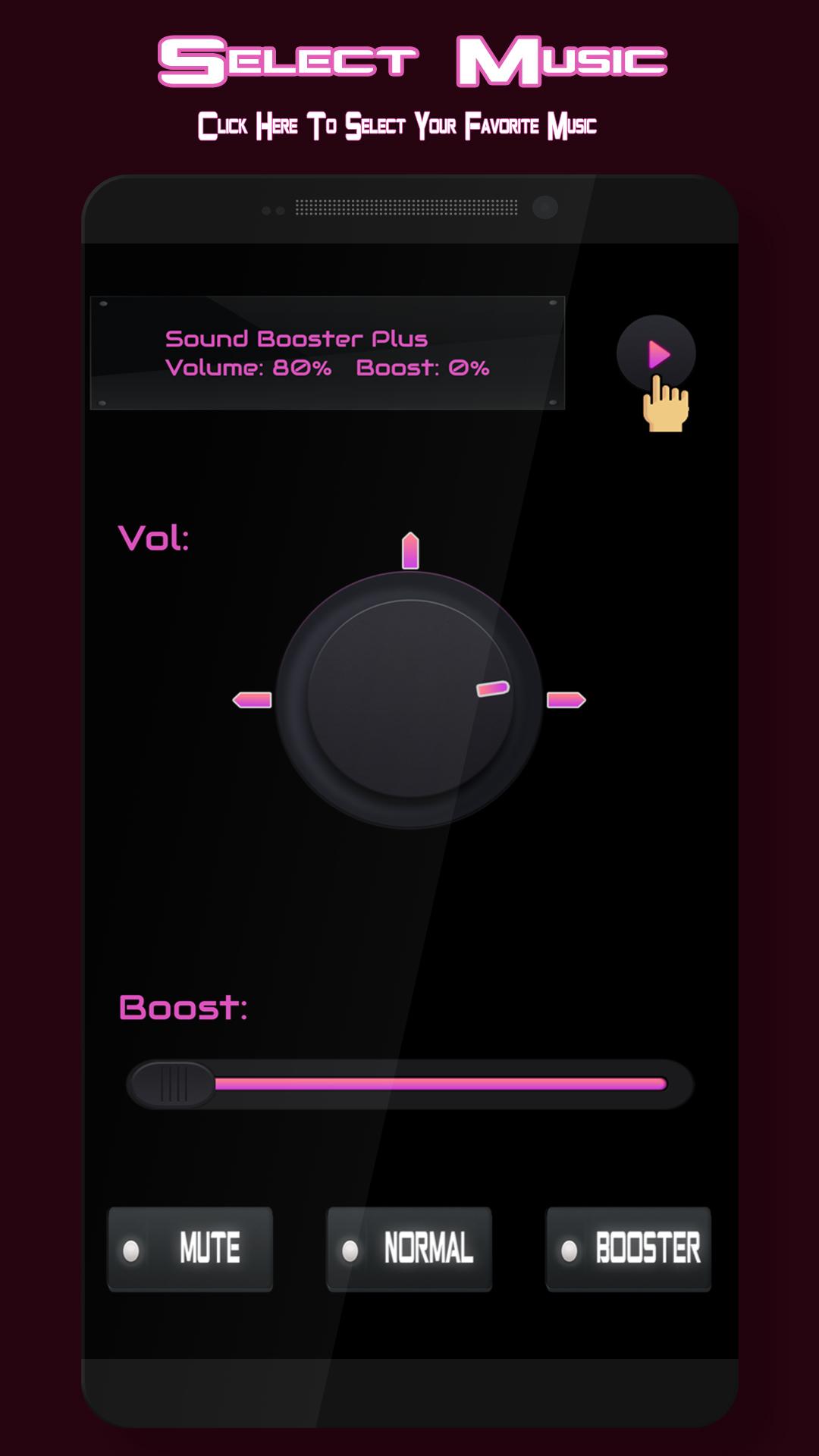 اسکرین شات 1 برنامه Sound Booster Plus