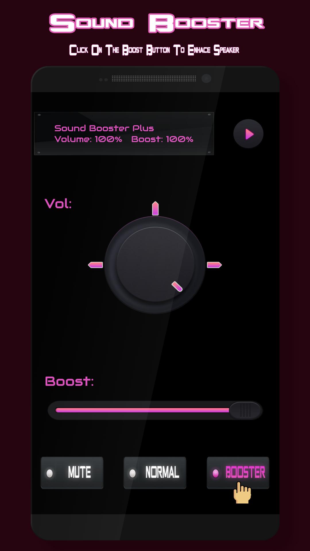 اسکرین شات 2 برنامه Sound Booster Plus