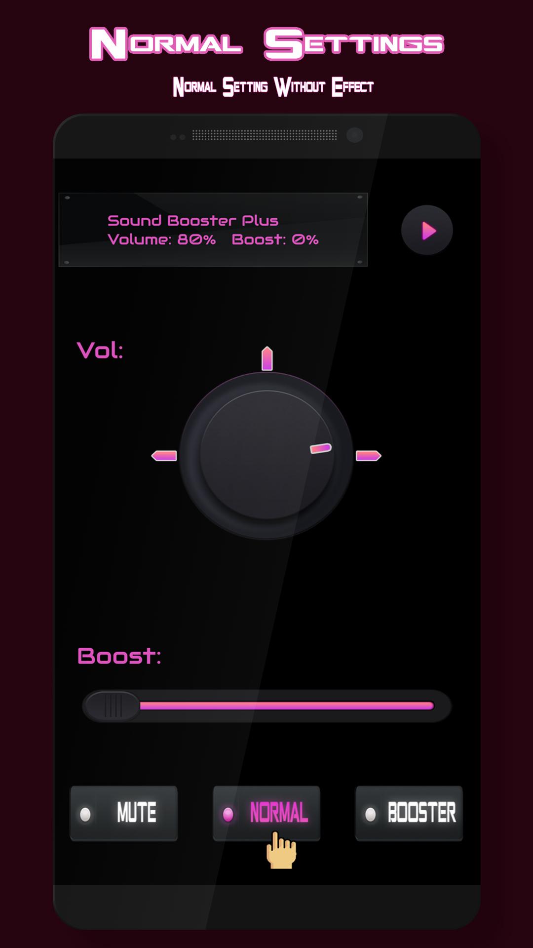 اسکرین شات 4 برنامه Sound Booster Plus