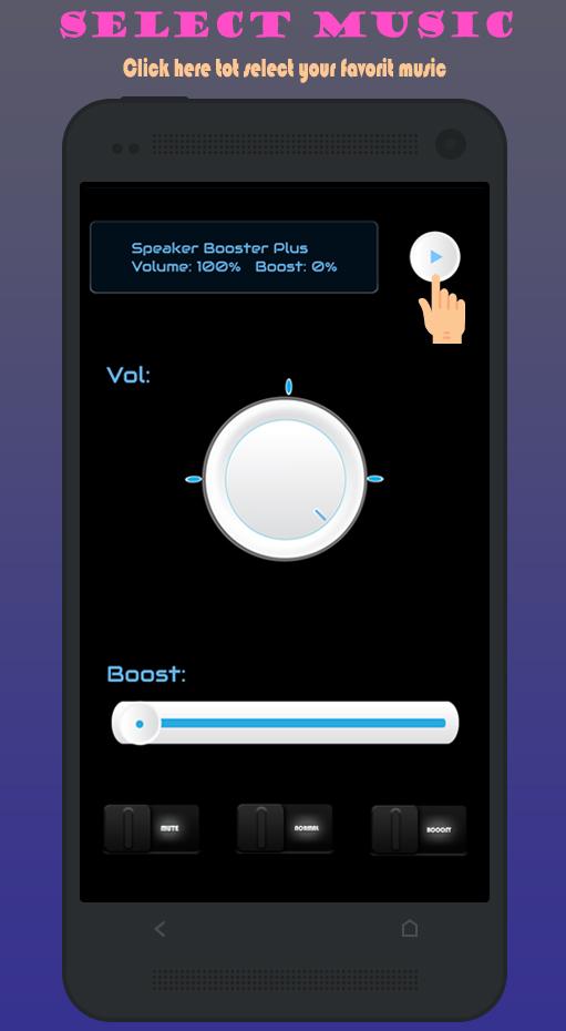 اسکرین شات 1 برنامه Speaker Booster Plus