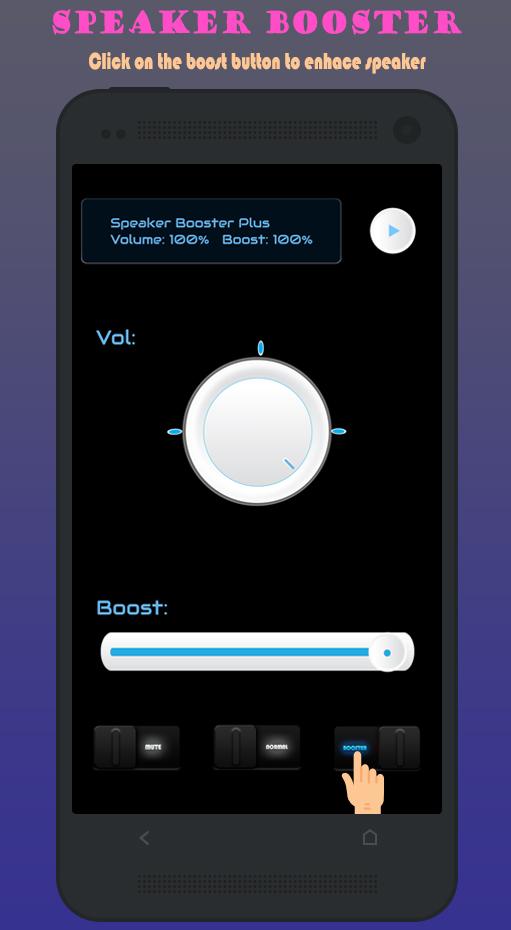 اسکرین شات 2 برنامه Speaker Booster Plus