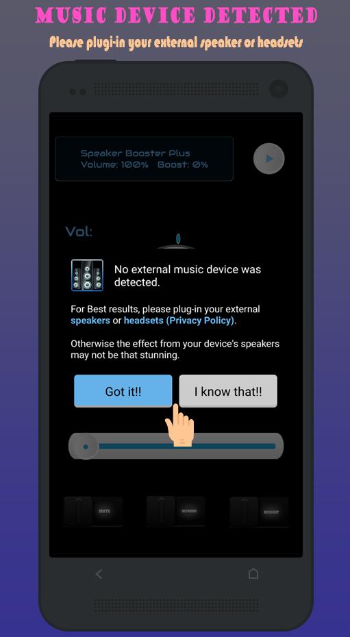 اسکرین شات 5 برنامه Speaker Booster Plus