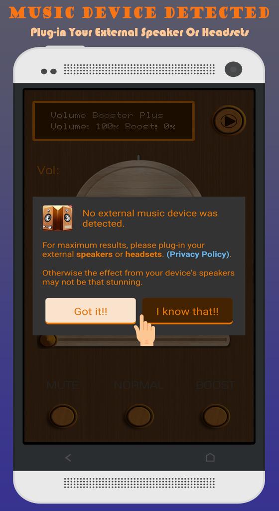 اسکرین شات 5 برنامه Volume Booster Plus
