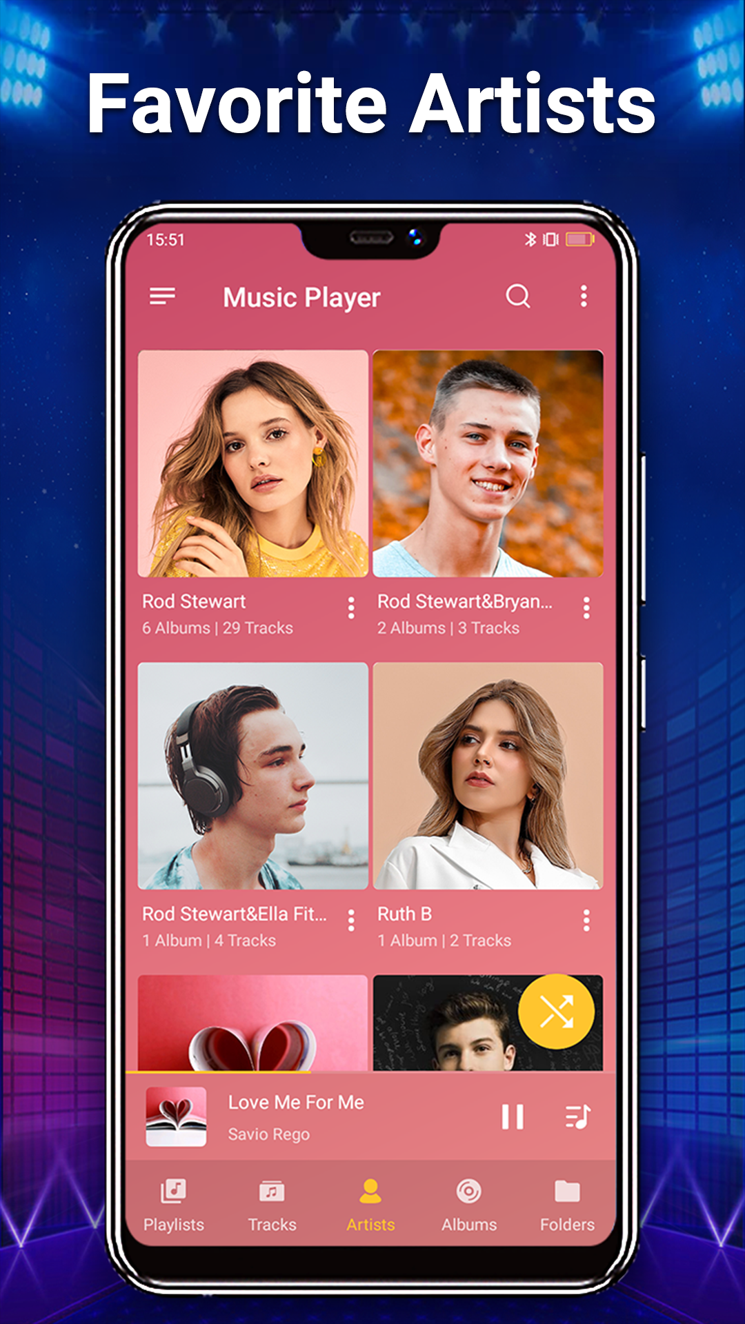 اسکرین شات 5 برنامه Music Player & MP3 -Play Music