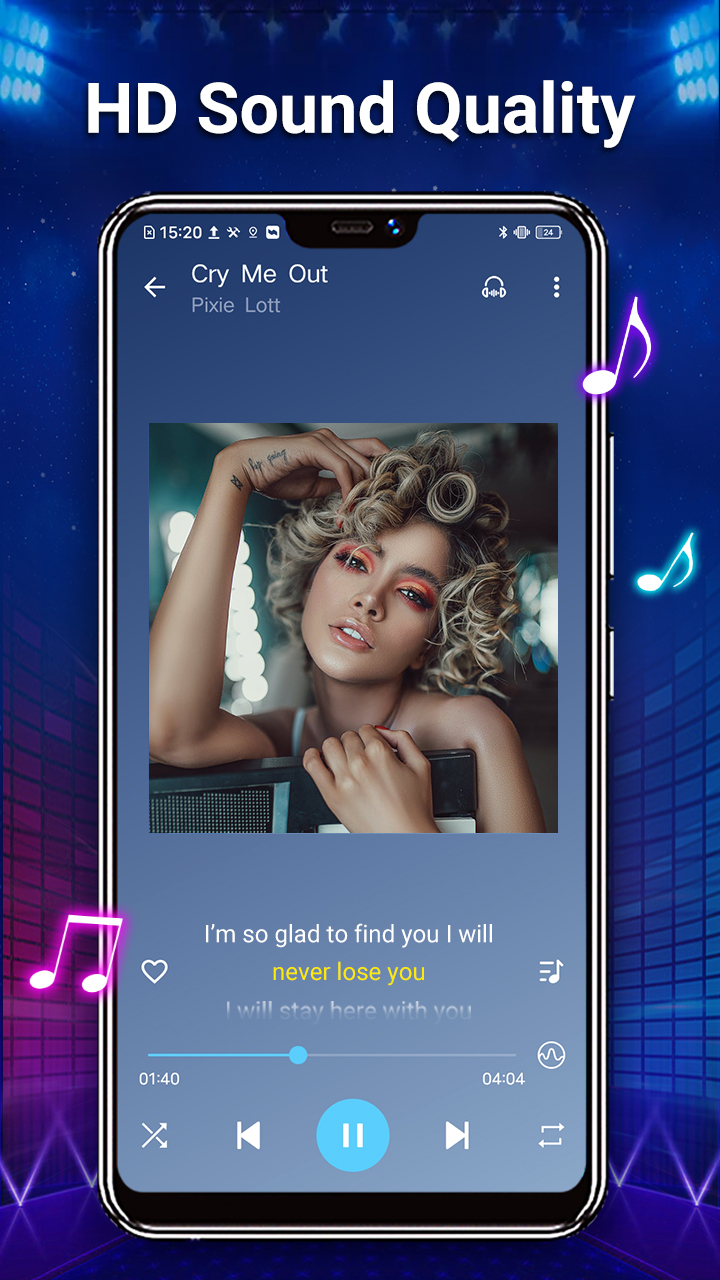 اسکرین شات 5 برنامه Music Player & MP3 -Play Music