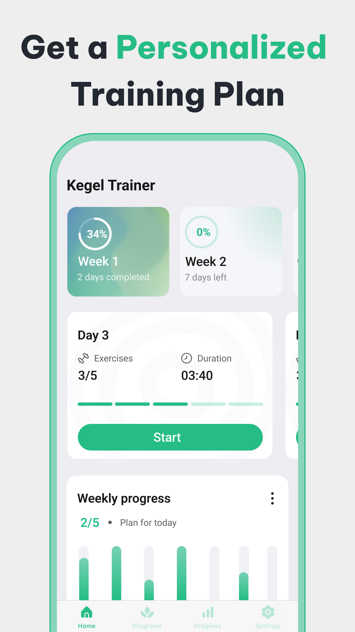 اسکرین شات 4 برنامه Kegel Exercises － Pelvic floor