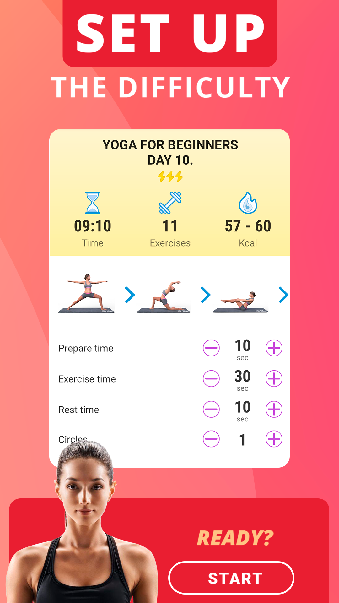 اسکرین شات 6 برنامه Hatha yoga for beginners