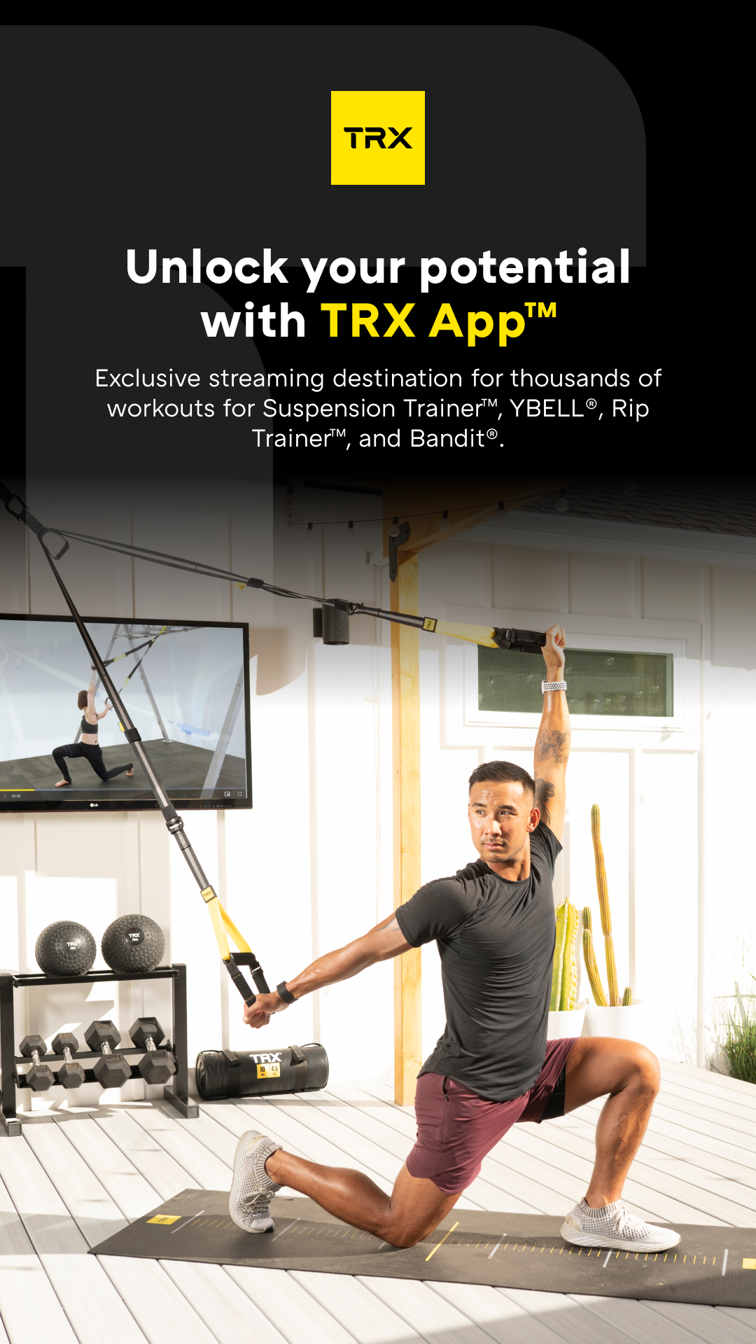 اسکرین شات 1 برنامه TRX: Home Workout App