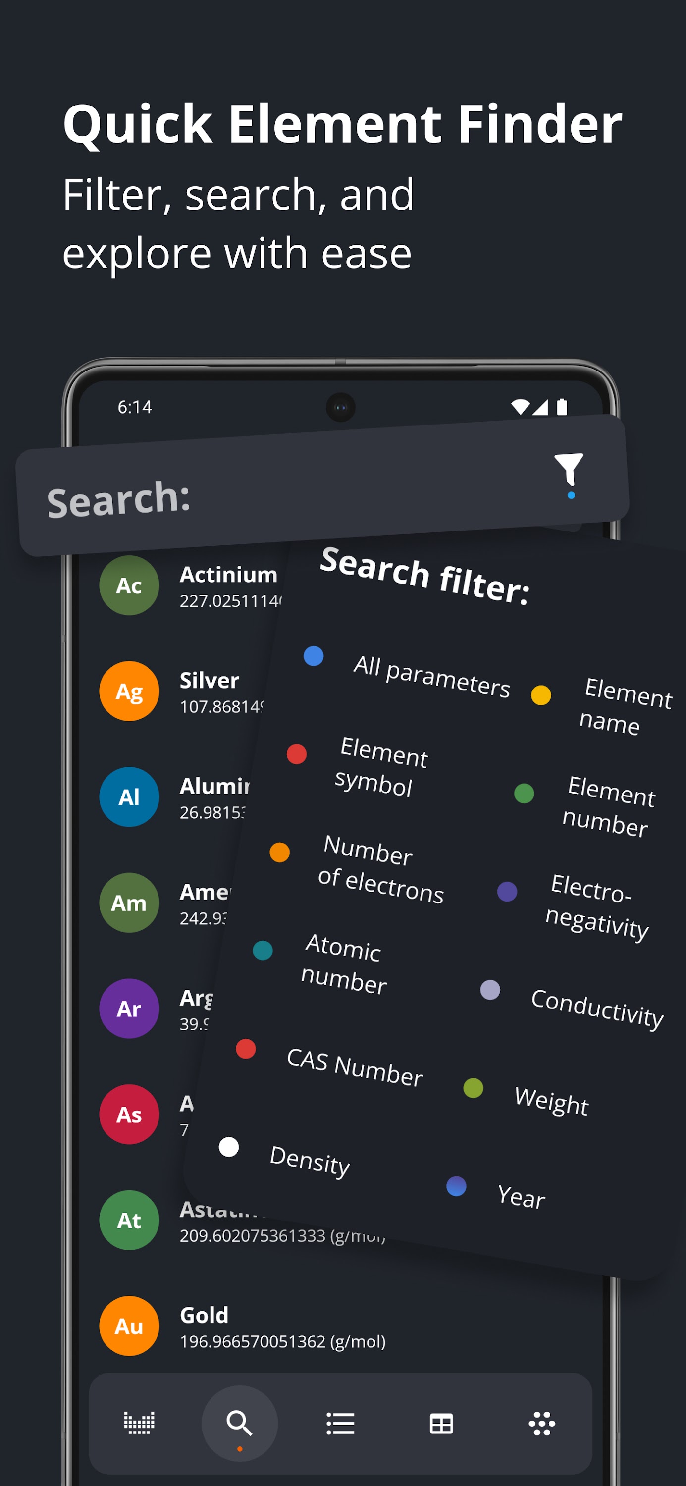 اسکرین شات 6 برنامه Periodic Table 2025: Chemistry