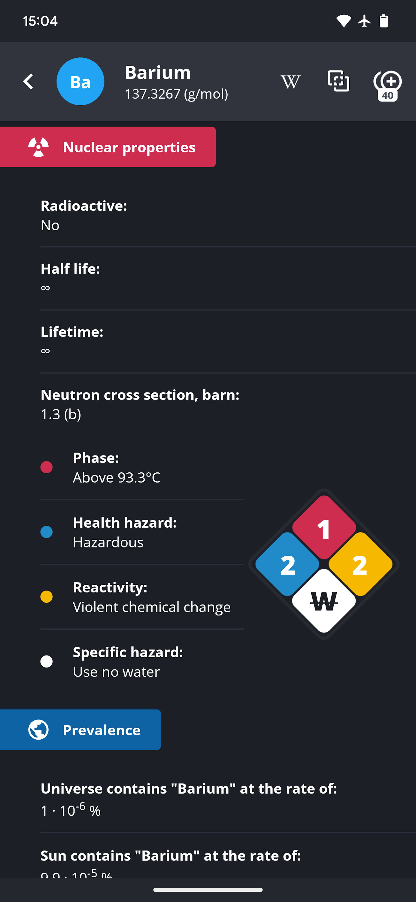 اسکرین شات 3 برنامه Periodic Table 2025: Chemistry