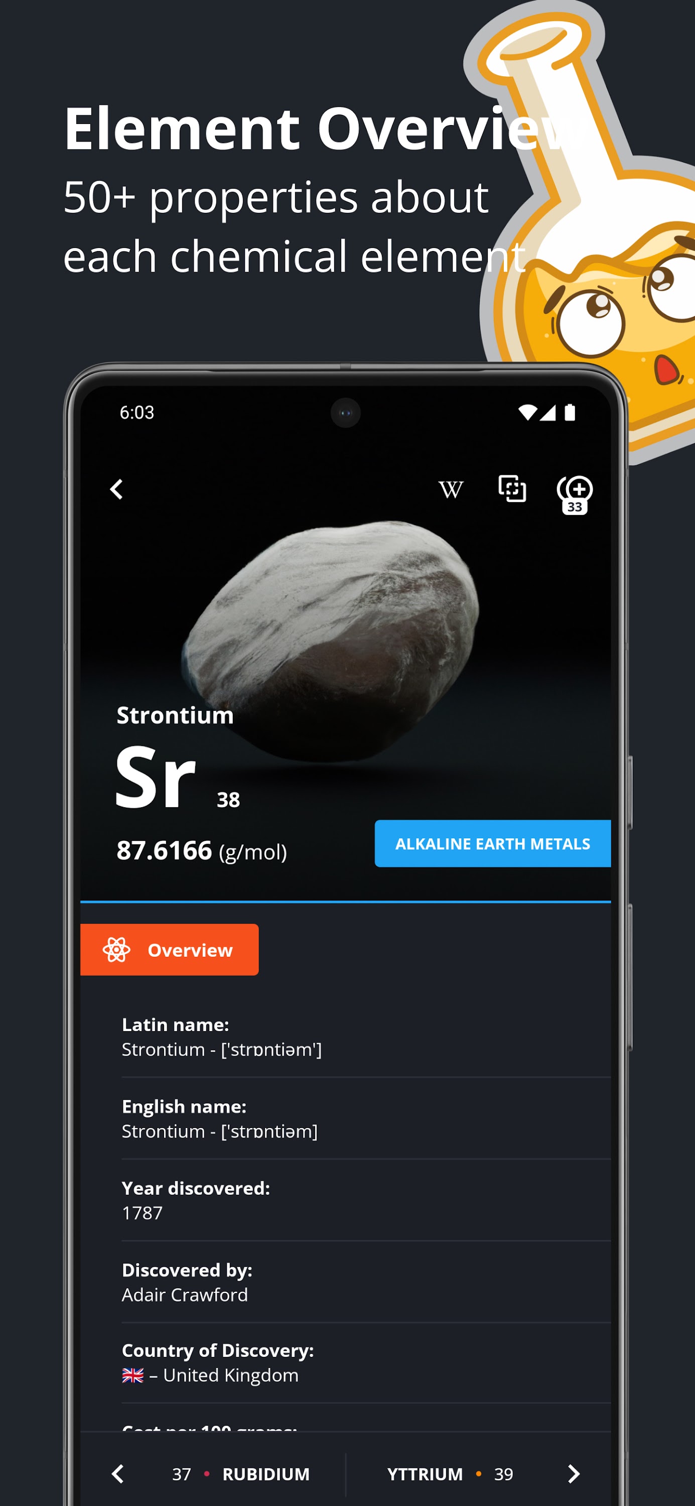 اسکرین شات 3 برنامه Periodic Table 2025: Chemistry