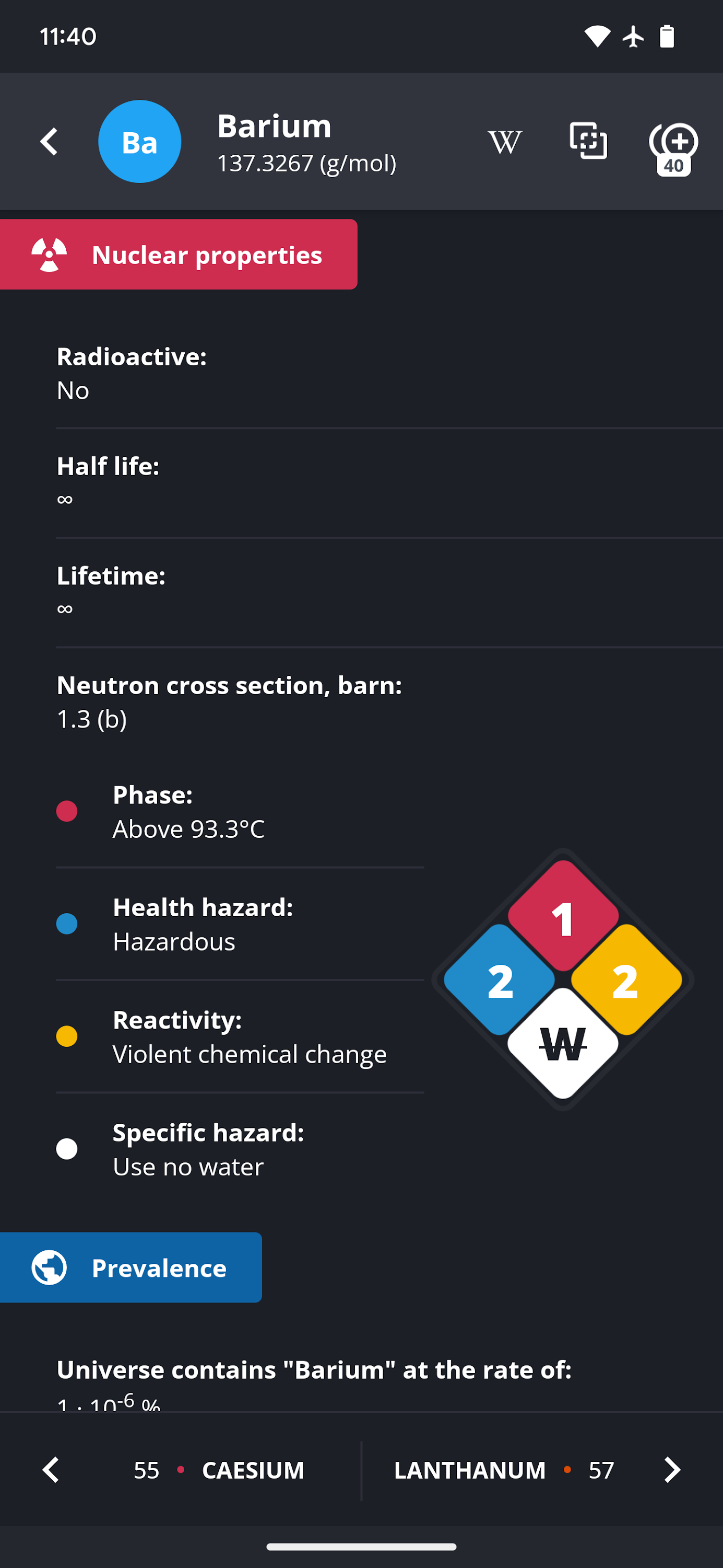اسکرین شات 3 برنامه Periodic Table 2026: Chemistry
