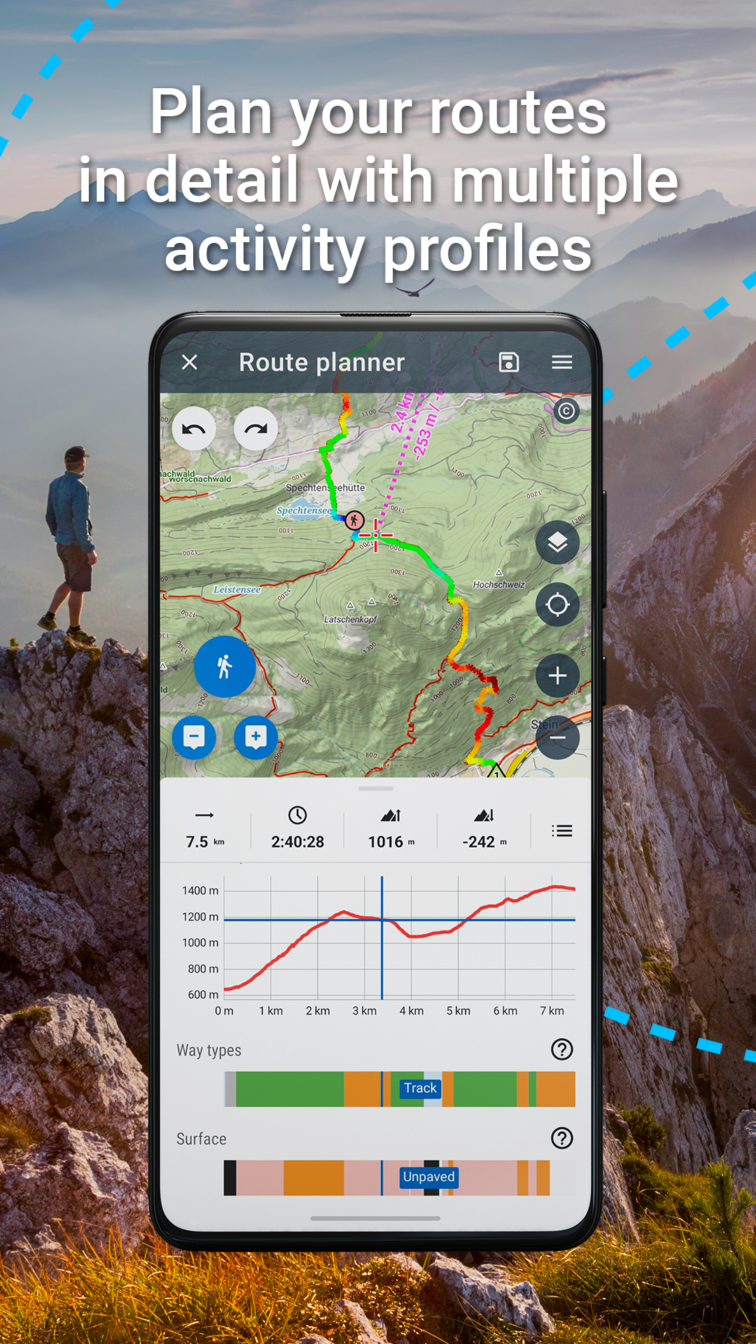 اسکرین شات 2 برنامه Locus Map 4 Outdoor Navigation