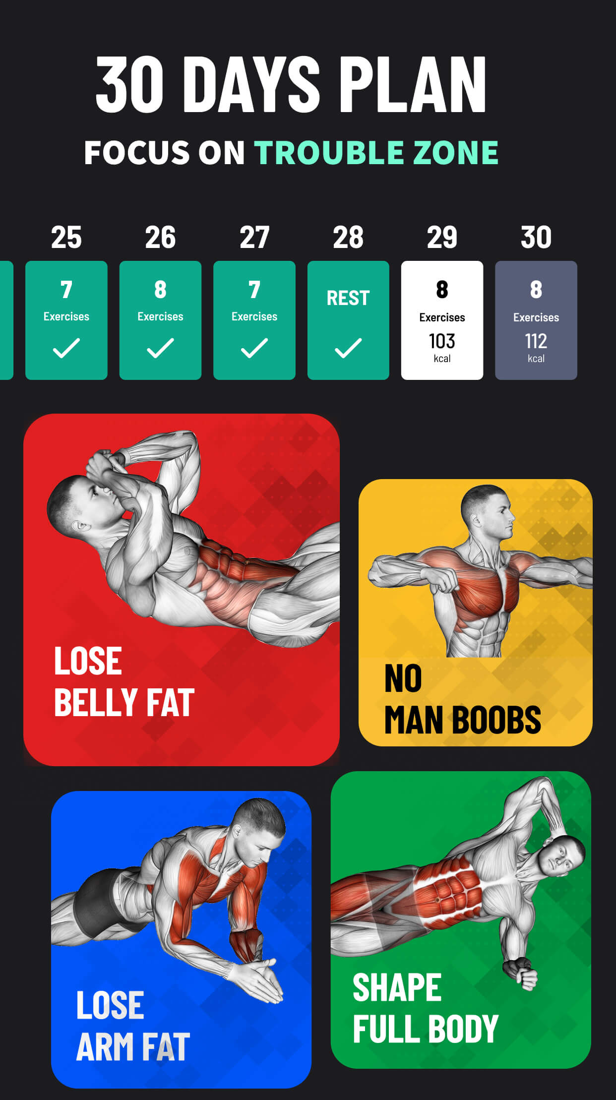 اسکرین شات 2 برنامه Lose Weight App for Men