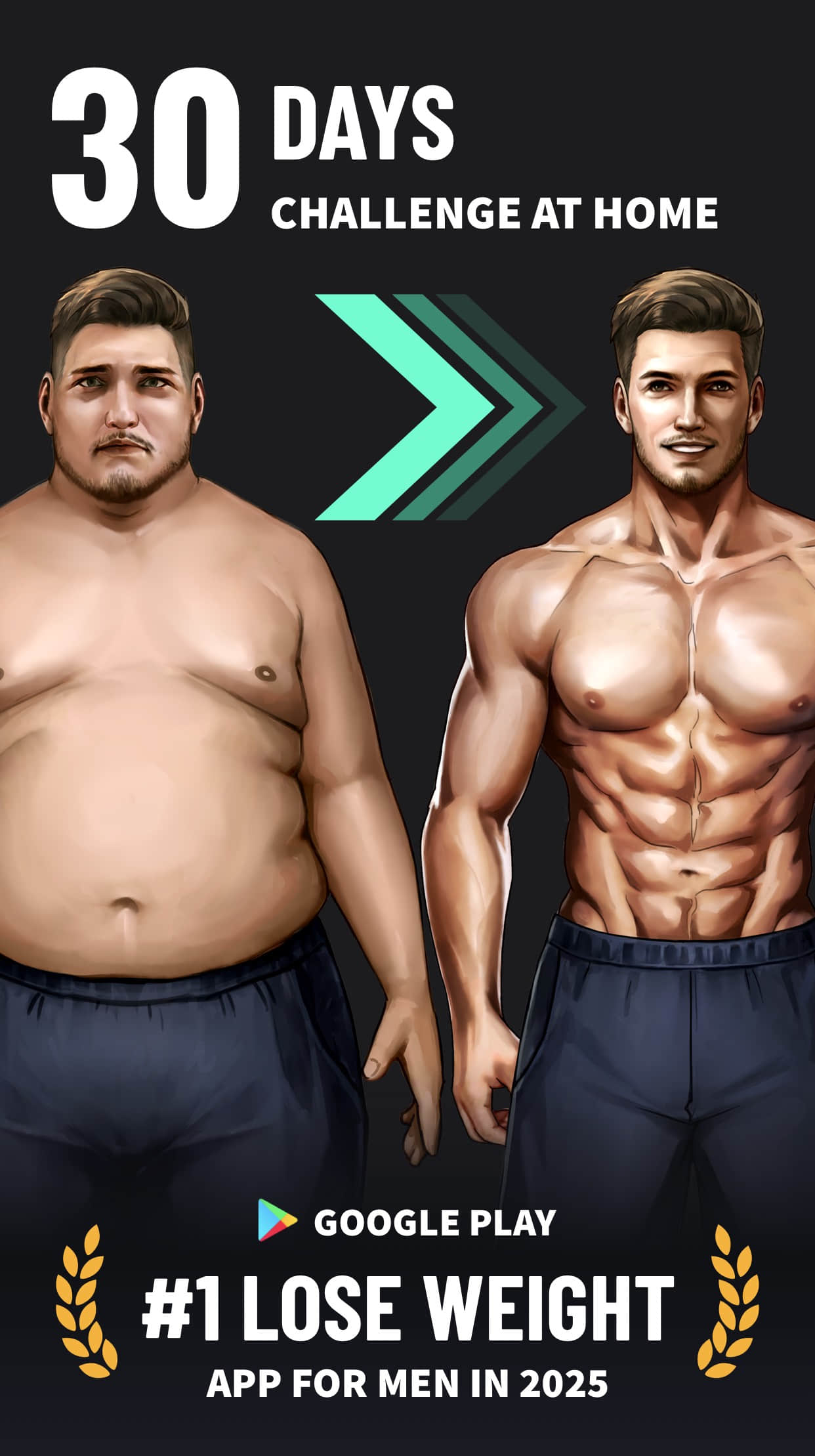 اسکرین شات 1 برنامه Lose Weight App for Men