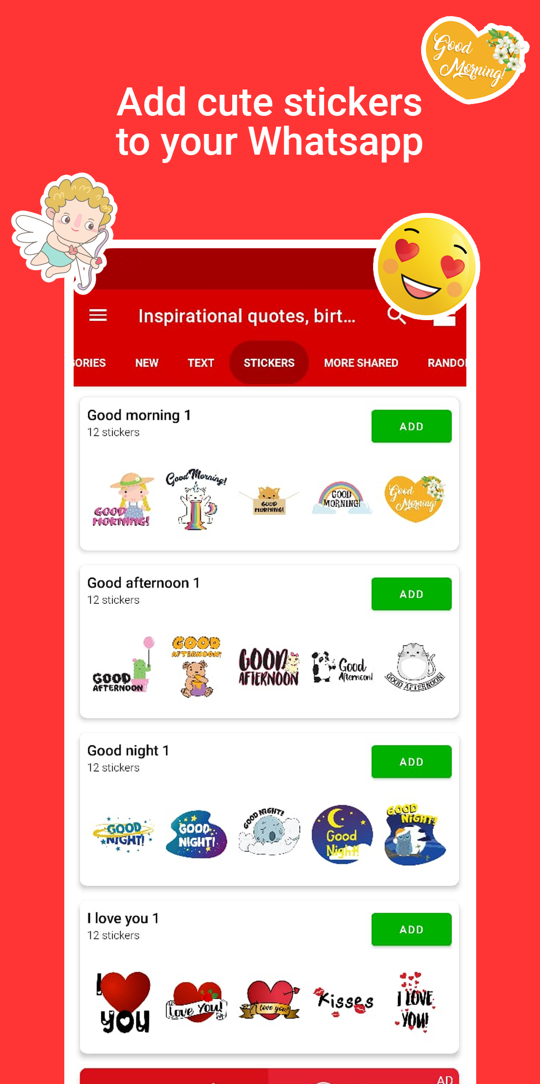 اسکرین شات 3 برنامه Quotes pictures & videos