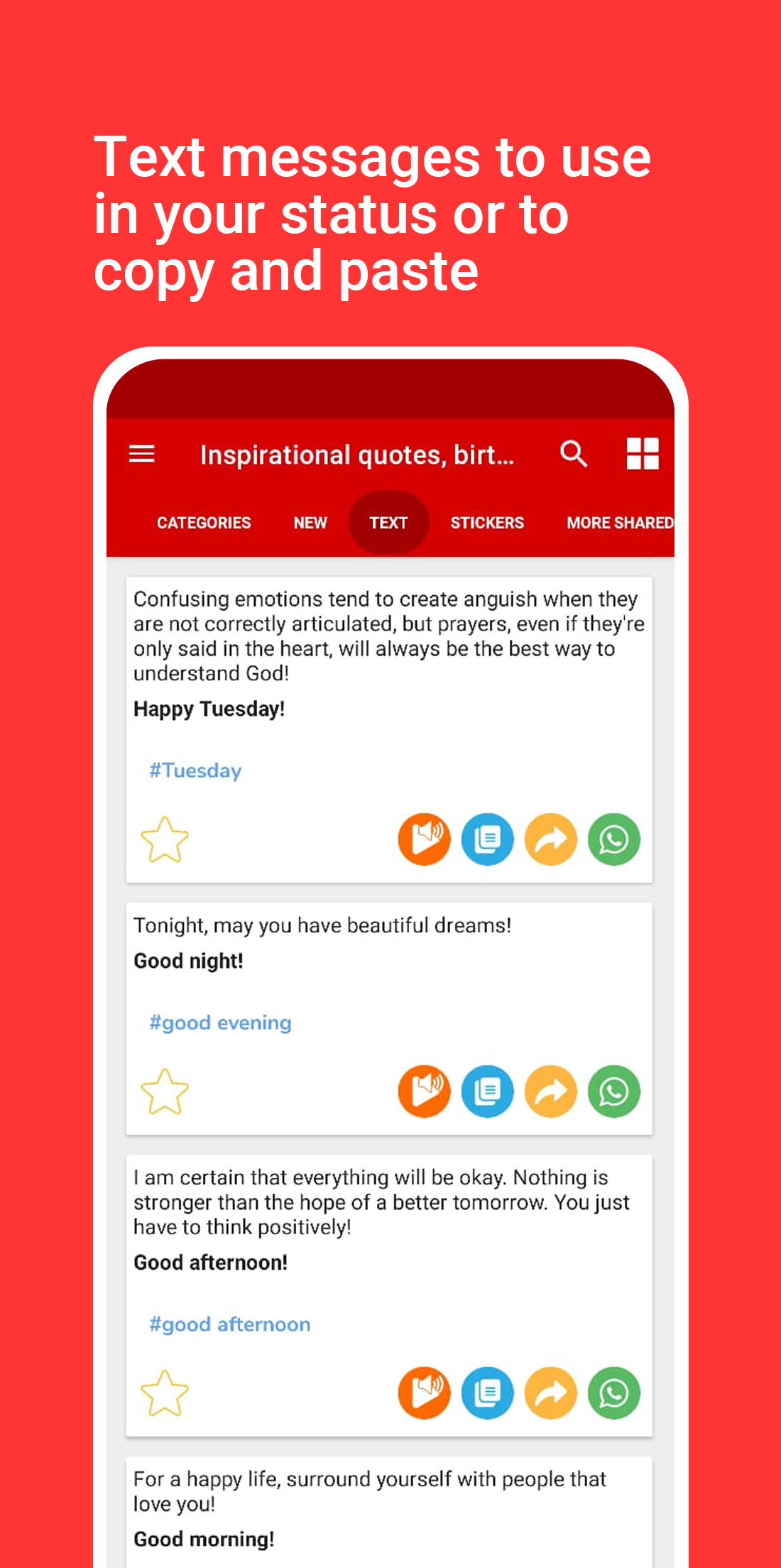 اسکرین شات 5 برنامه Quotes pictures & videos
