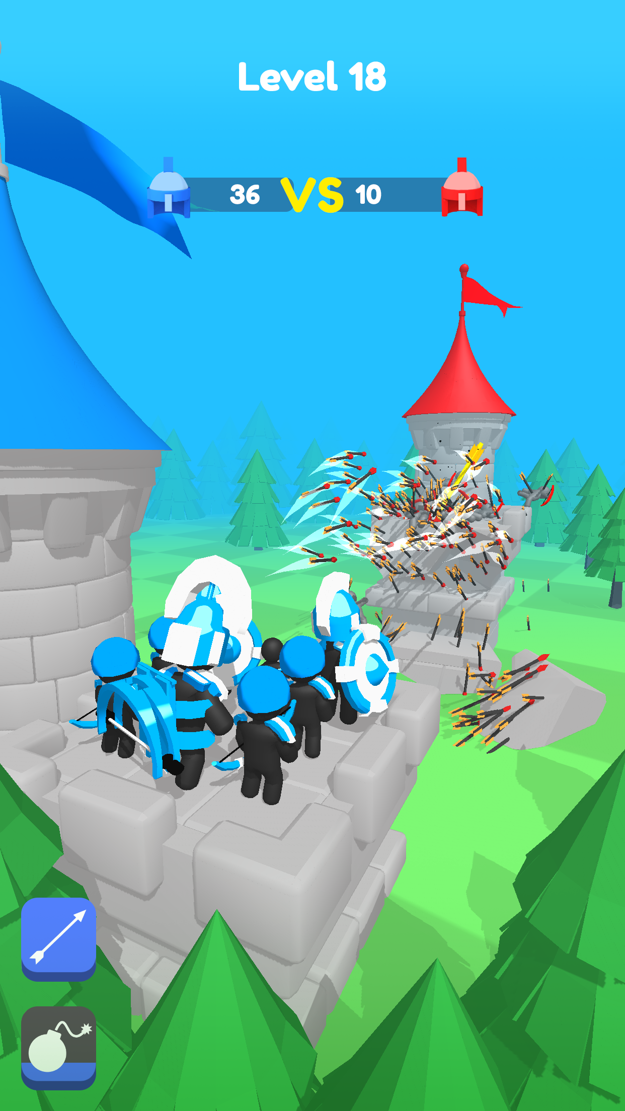 اسکرین شات 8 بازی Merge Archers: Bow and Arrow