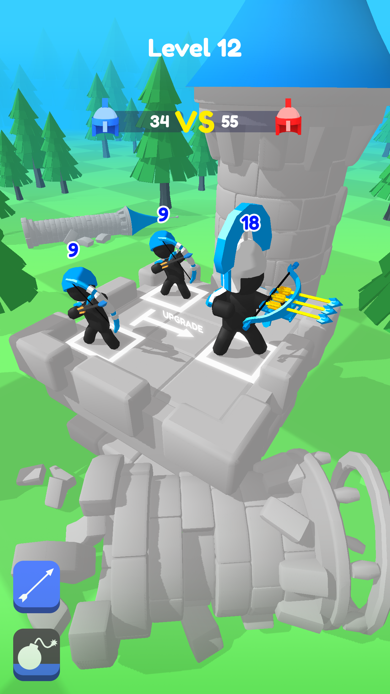 اسکرین شات 5 بازی Merge Archers: Castle Defense