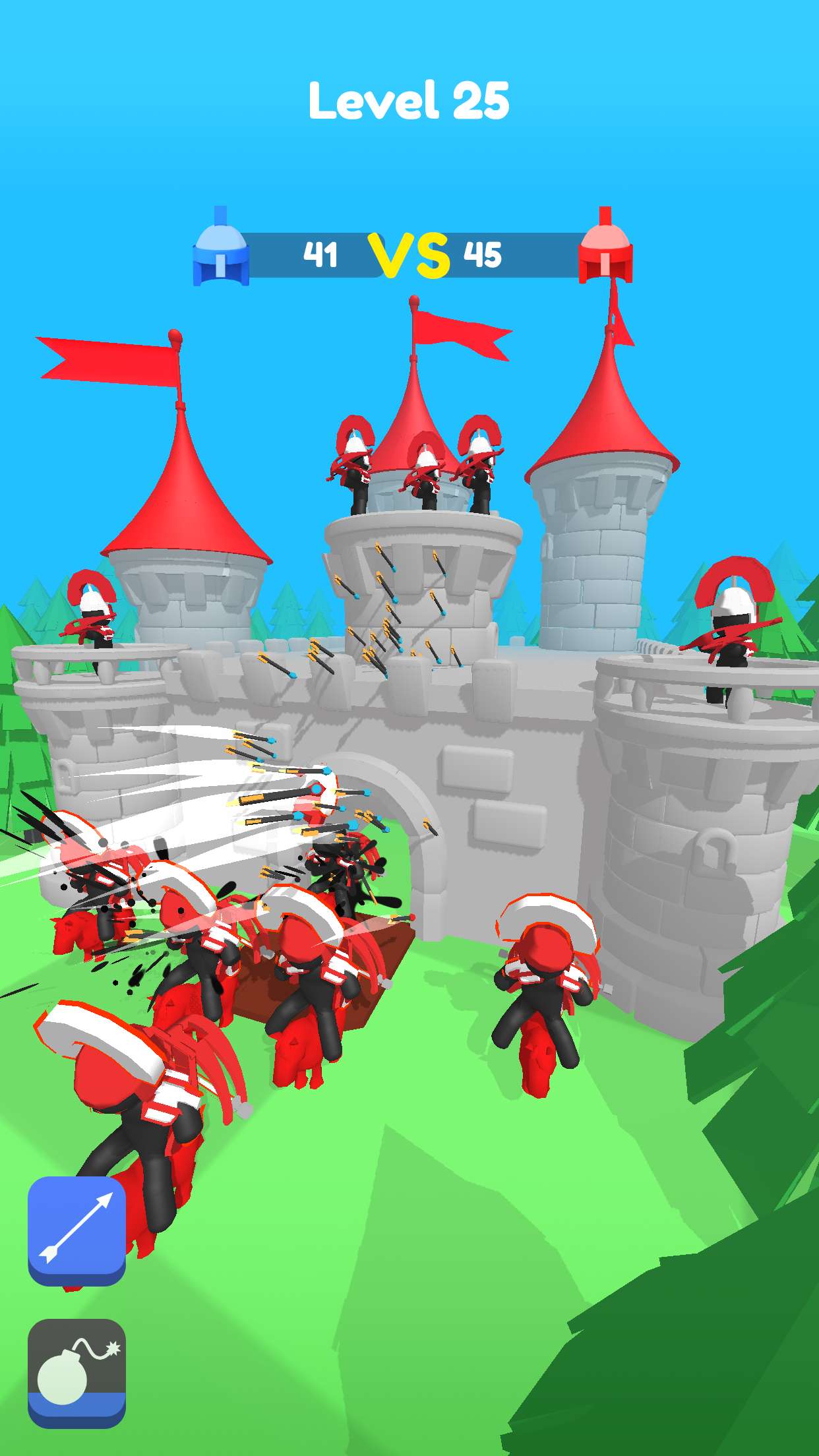 اسکرین شات 7 بازی Merge Archers: Bow and Arrow