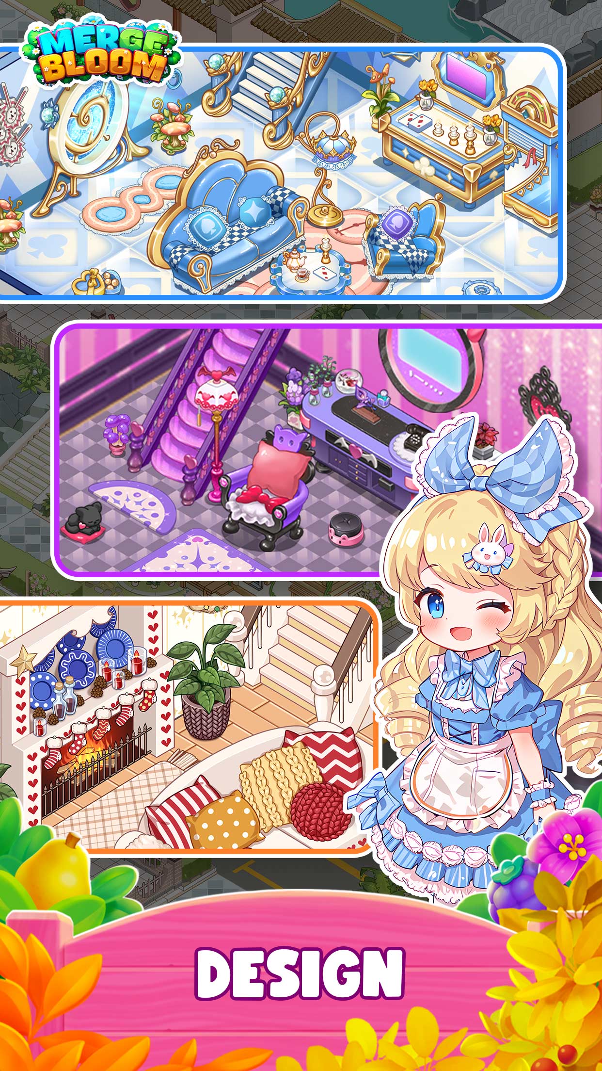 اسکرین شات 3 بازی Merge Bloom - Flower Town