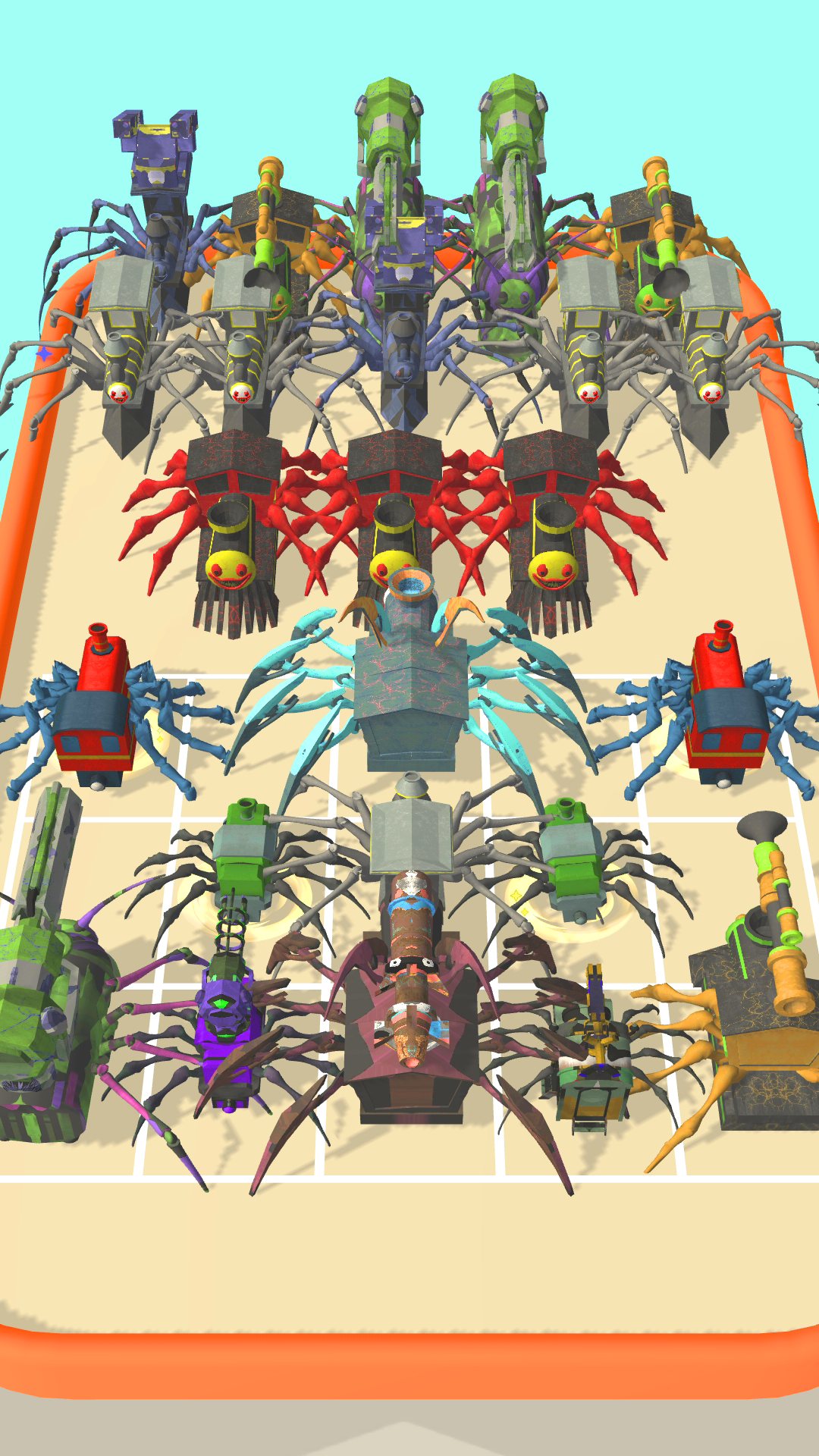 اسکرین شات 2 بازی Merge Spider Train