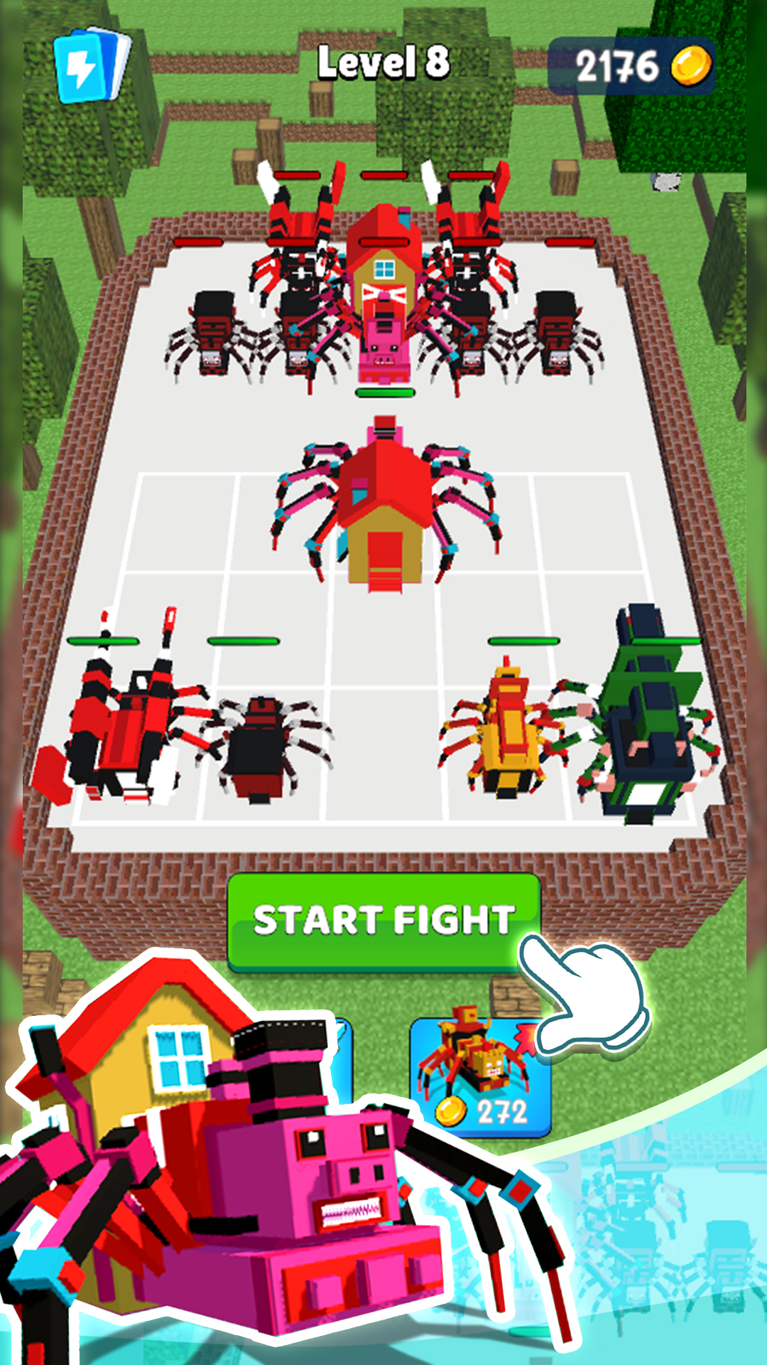 اسکرین شات 1 بازی Spider Train: Craft Merge
