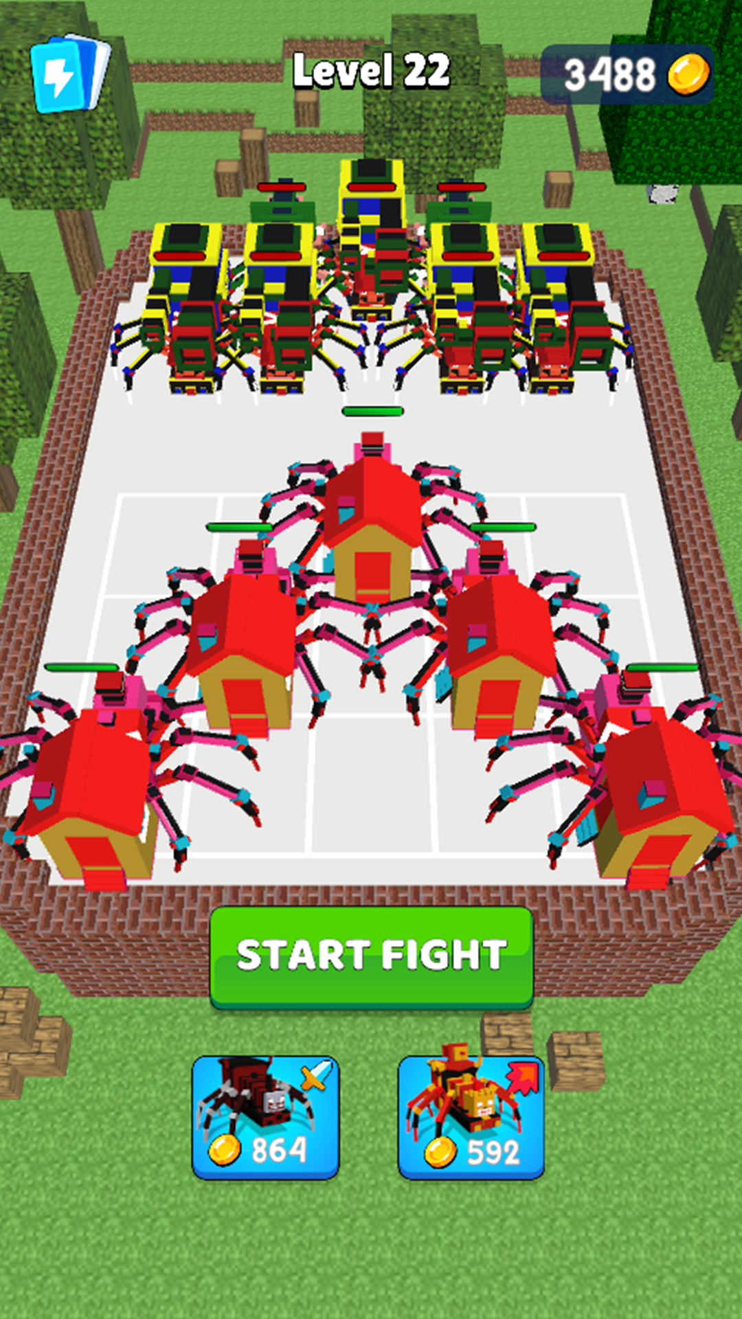 اسکرین شات 5 بازی Spider Train: Craft Merge