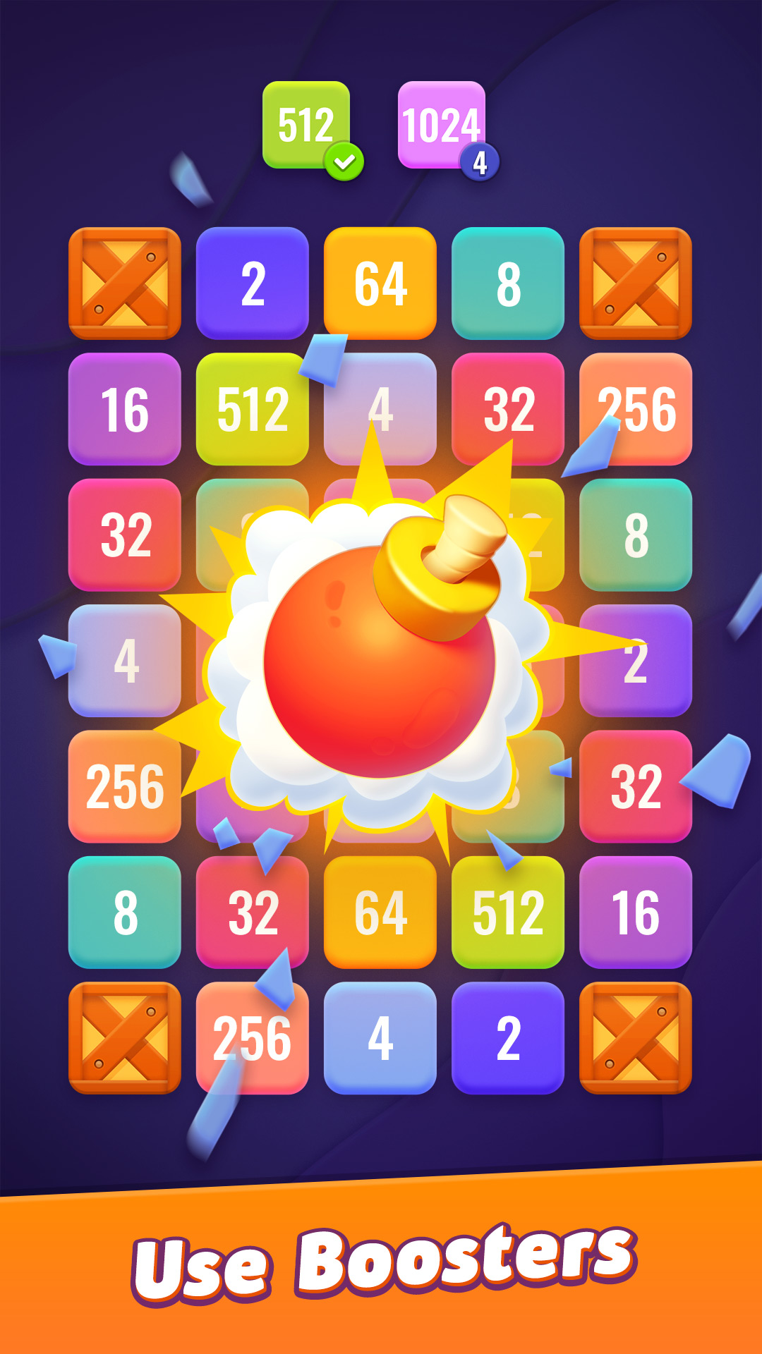 اسکرین شات 3 بازی 2448: Block Puzzle Number Game