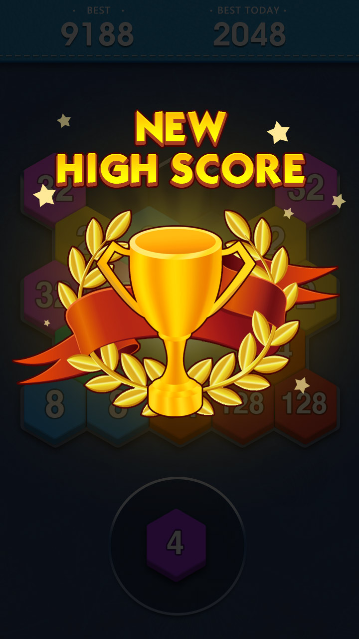 اسکرین شات 8 بازی Merge Block - 2048 Hexa puzzle