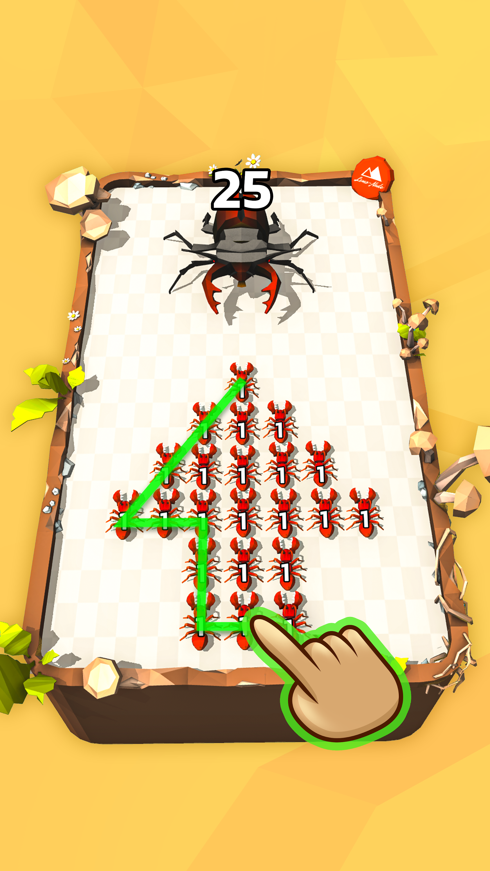 اسکرین شات 1 بازی Merge Master: Ant Fusion Game
