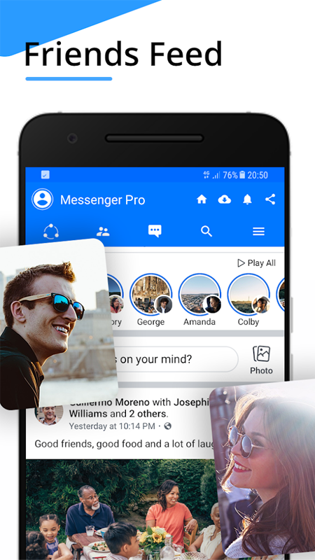 اسکرین شات 7 برنامه All Messenger: All in one App