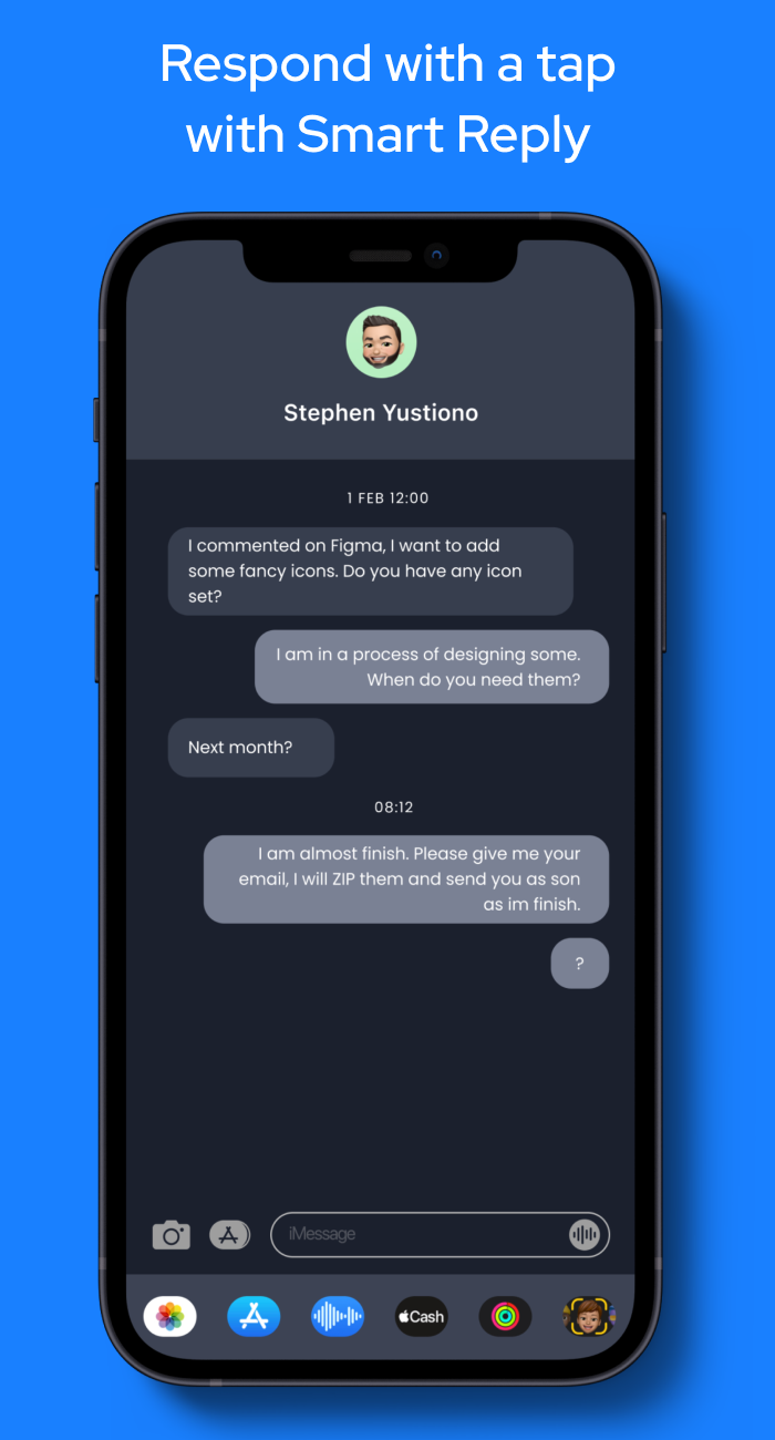 اسکرین شات 4 برنامه Messages OS 17 - Messenger