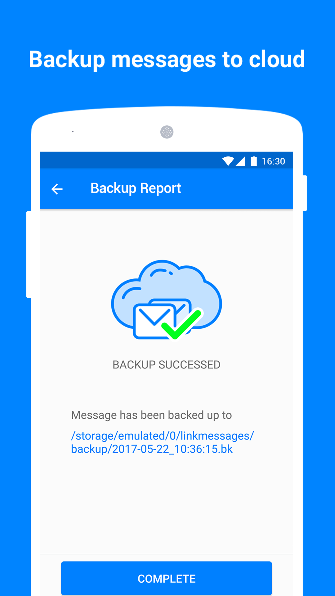اسکرین شات 5 برنامه Messenger - Texting App