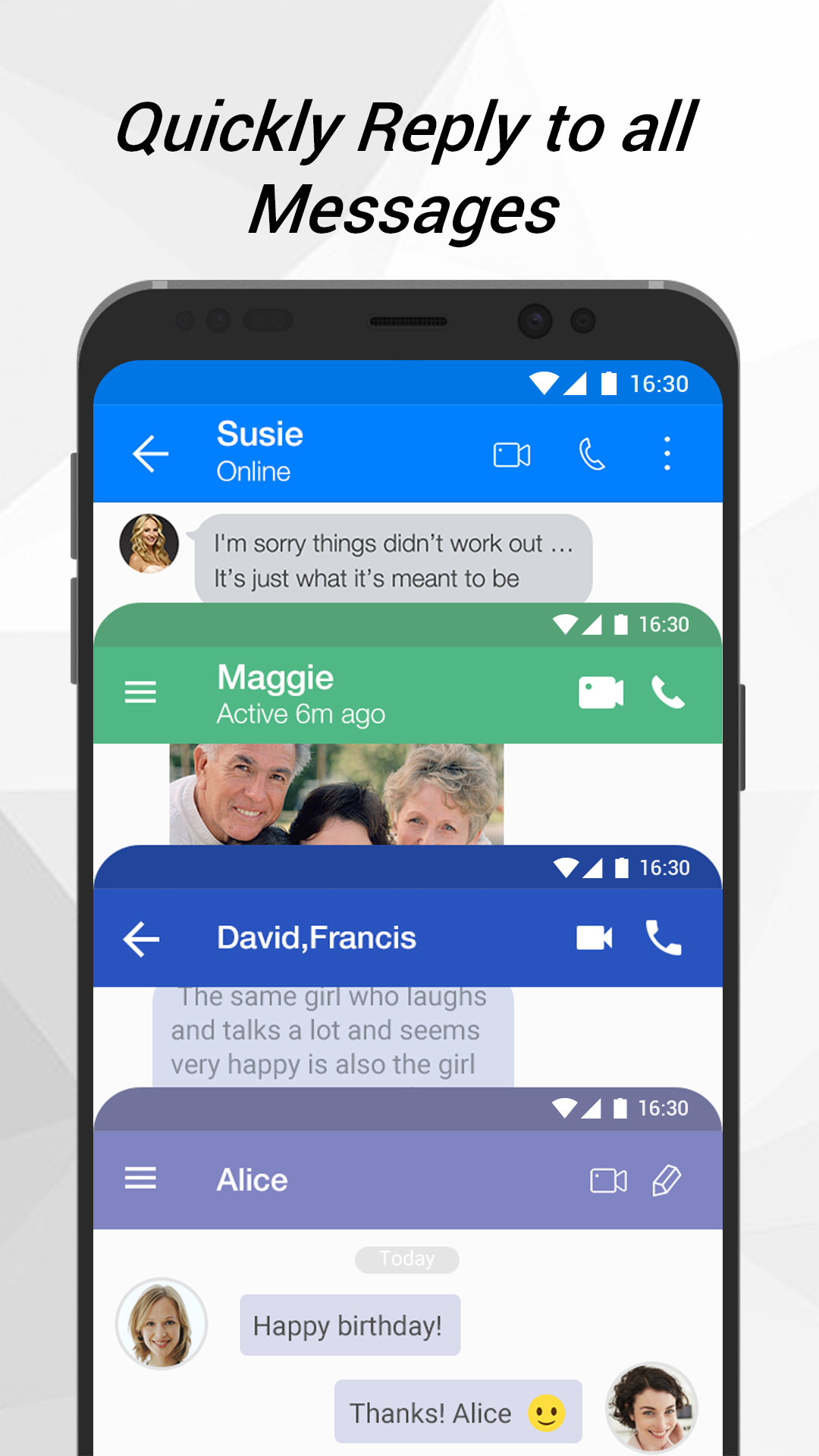 اسکرین شات 1 برنامه Messenger
