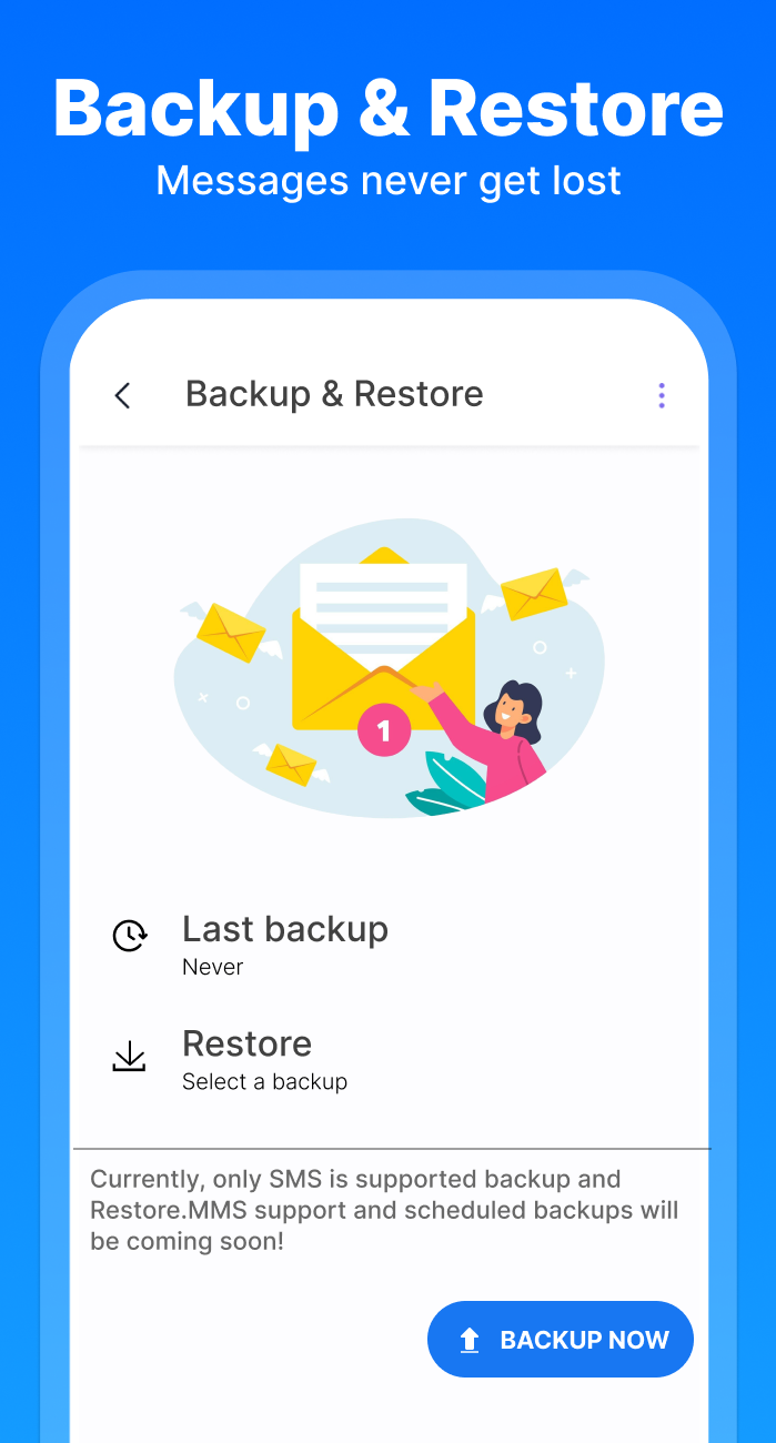 اسکرین شات 5 برنامه Messenger: Text Messages
