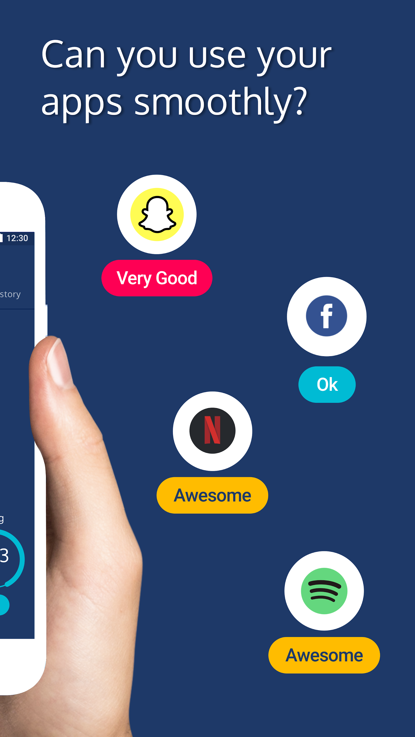 اسکرین شات 2 برنامه Meteor Speed Test 4G, 5G, WiFi