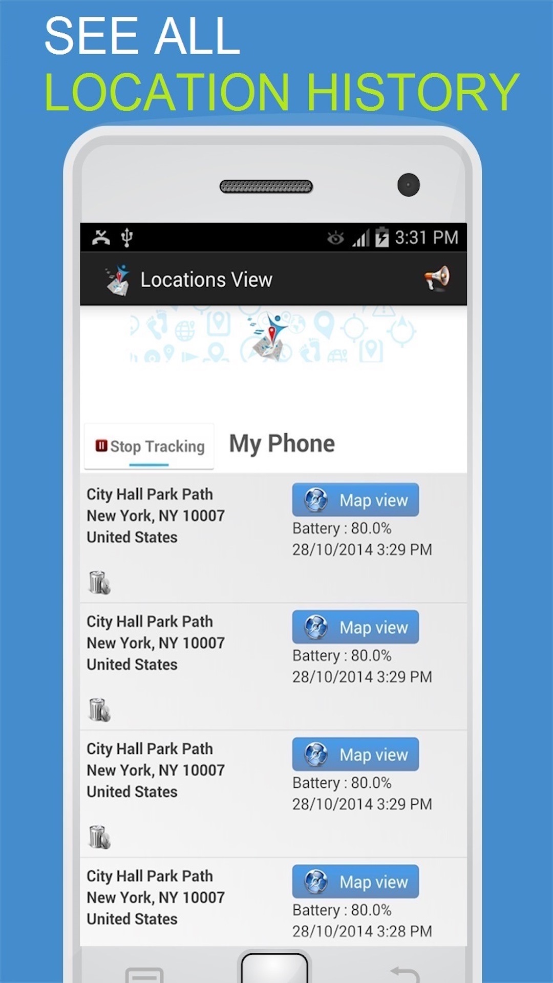 اسکرین شات 2 برنامه Phone Tracker by Number