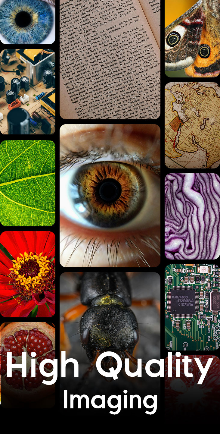 اسکرین شات 2 برنامه Microscope HD Zoom Camera
