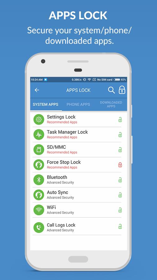 اسکرین شات 2 برنامه Apps Lock & Gallery Hider