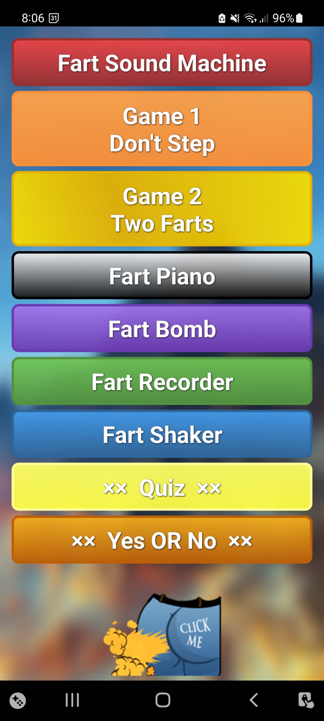 اسکرین شات 1 بازی Amazing Fart Sounds & Pranks